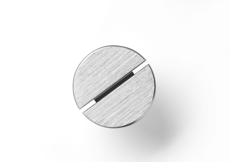 Bouton aluminium Twinline double